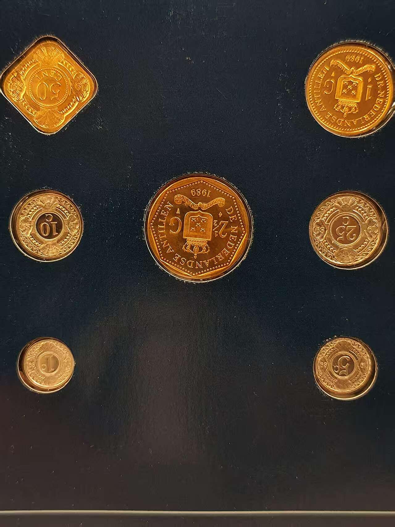 G&W世界散币，银币处理专场（第42场） 富兰克林-荷属安的列斯7枚套