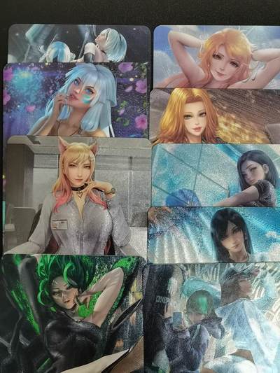 NO.20.5 好又多妹卡大赏，祝你新年旺桃花~只能从此链接进的专场！新店点关注不迷路~每周一站式配齐，方便凑单！（周5晚9点截拍，卖家送拍免费！） - 宁缺 古风妹卡 粗彩9张