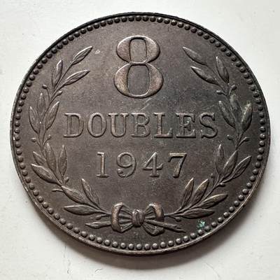 🌹外币初藏🌹🐯2026年第4场  每周二四六晚8️⃣点 接代拍 - 根西岛1947年8道布 b