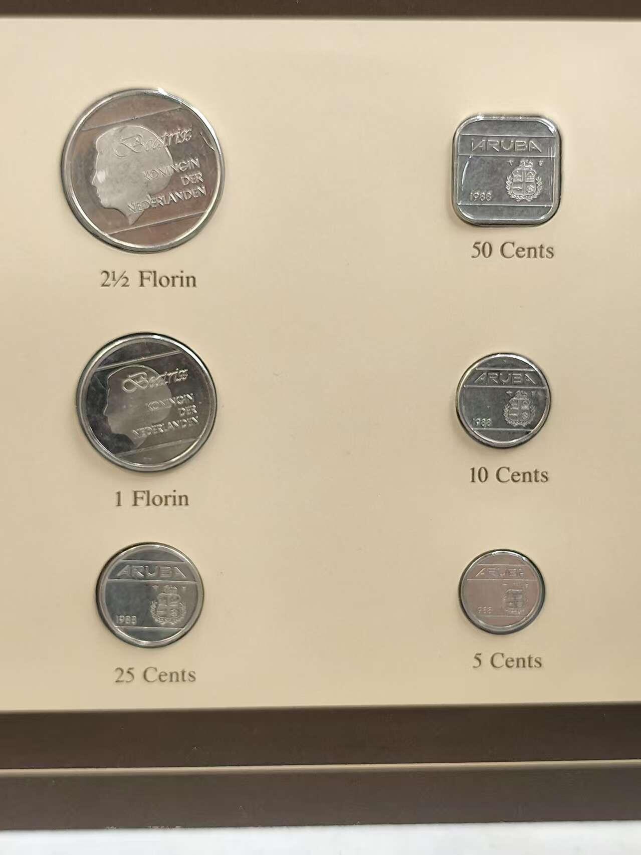 G&W世界散币，银币处理专场（第42场） 富兰克林-阿鲁巴6枚套