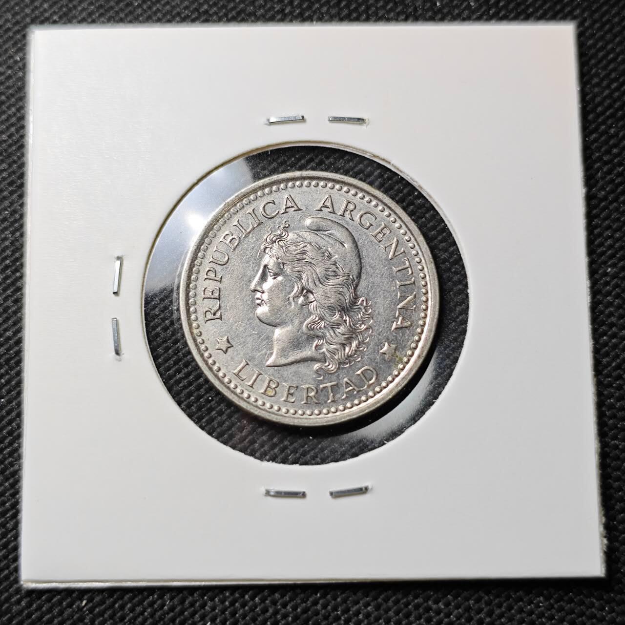 KK钱币收藏小铺  第387期  2月预留时间 周末发货  1959阿根廷50分