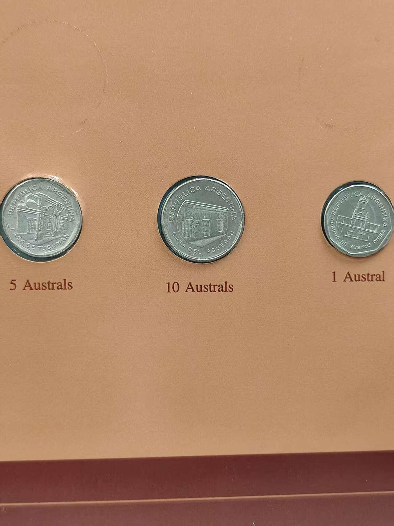 G&W世界散币，银币处理专场（第42场） 富兰克林-阿根廷3枚套