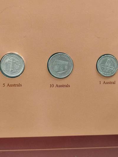 G&W世界散币，银币处理专场（第42场） - 富兰克林-阿根廷3枚套