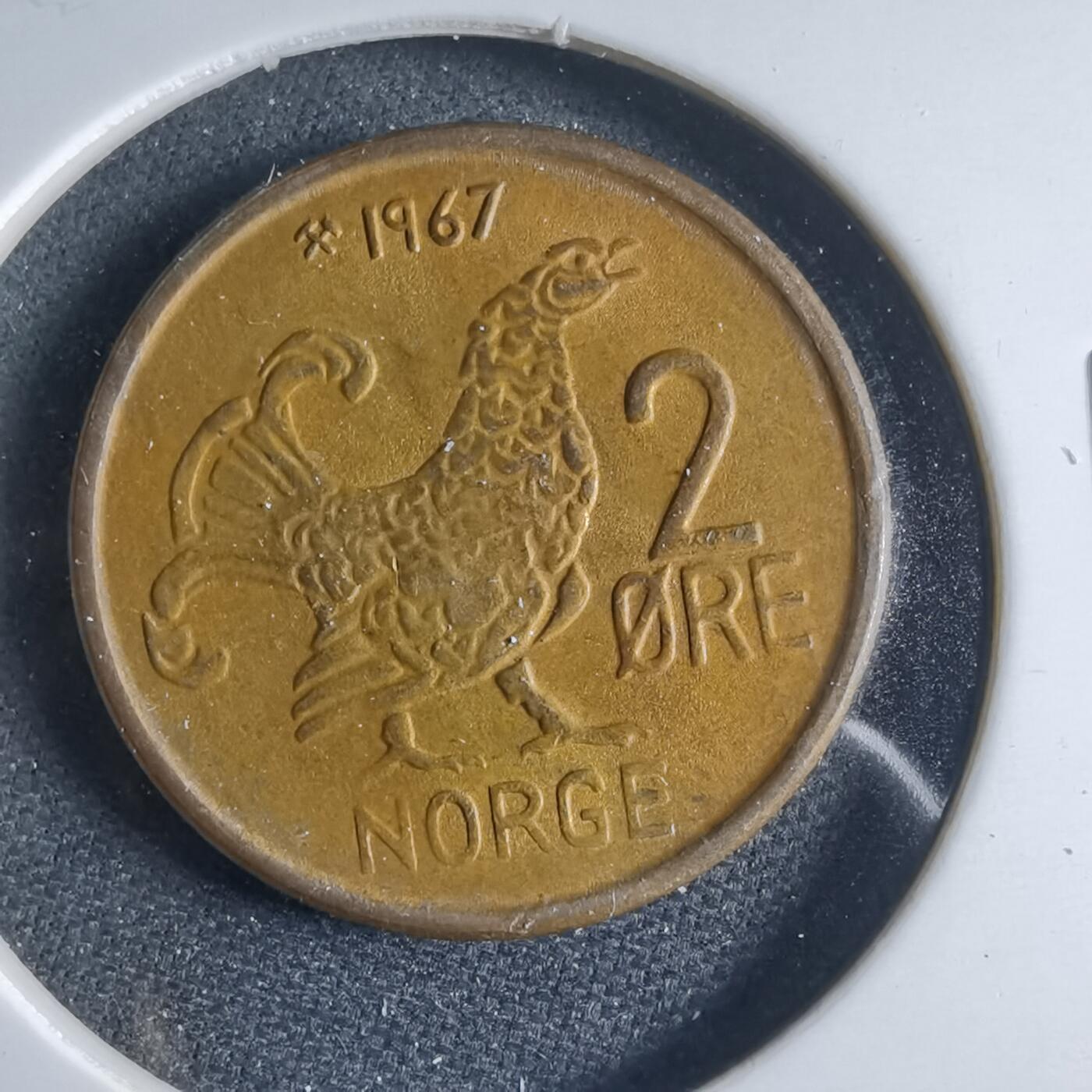 沼泽如烟--第954场 挪威1967年2欧尔