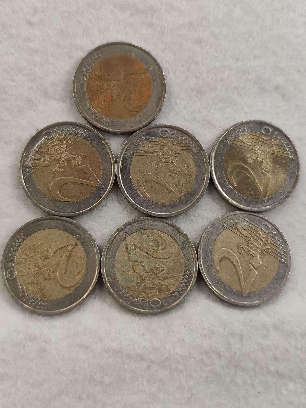 G&W世界散币，银币处理专场（第42场） 2欧元7枚