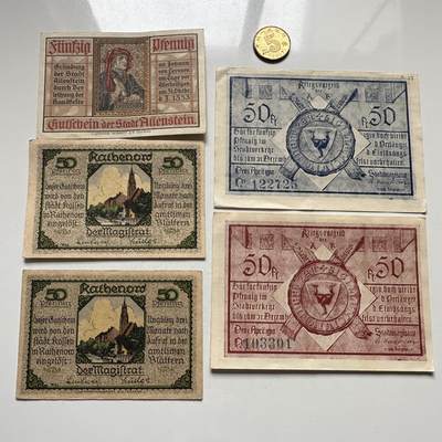 🌹外币初藏🌹🐯2026年第4场  每周二四六晚8️⃣点 接代拍 - 德国一战时期紧急币—1