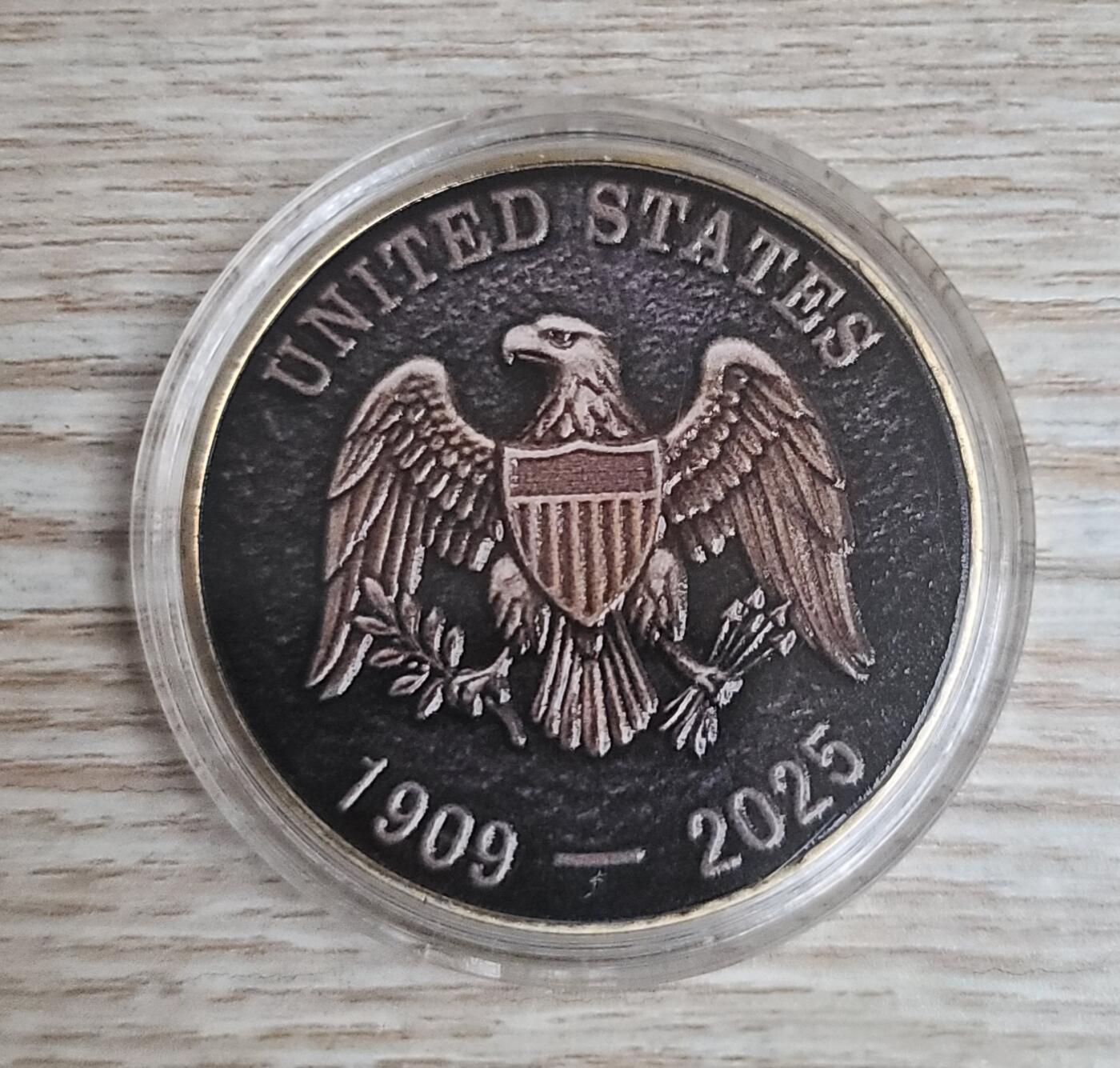 【币将精彩】世界钱币拍卖（2026-1-14） 2025年一美分硬币停铸纪念章（非官方）