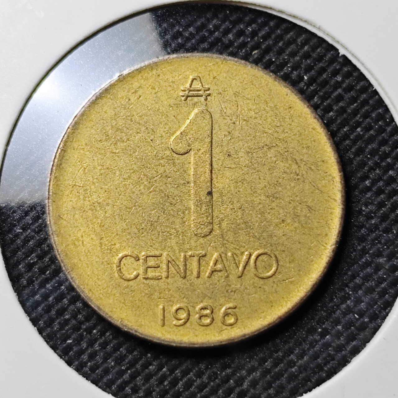 KK钱币收藏小铺  第387期  2月预留时间 周末发货  阿根廷1分铜币 鸵鸟