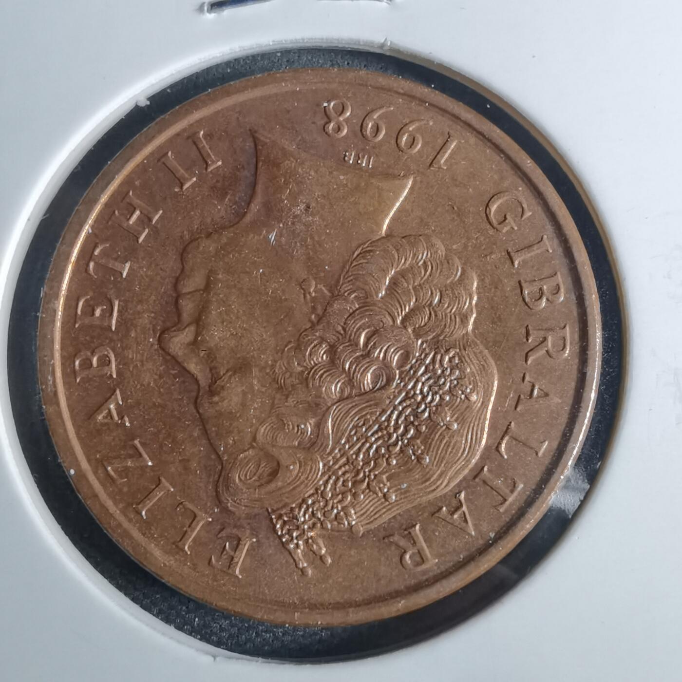 沼泽如烟--第954场 直布罗陀1998年2便士