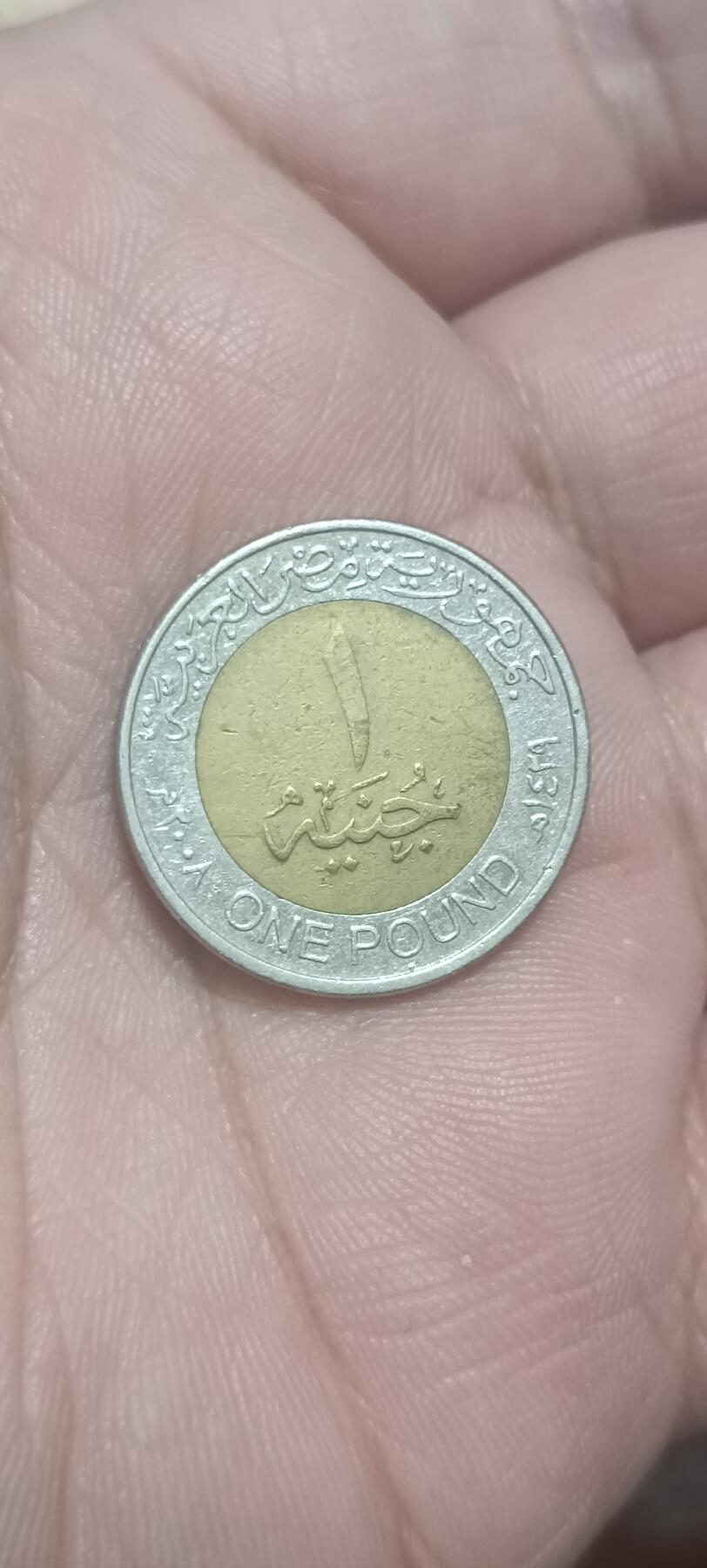 万国钱币阁第二场 埃及双色1磅