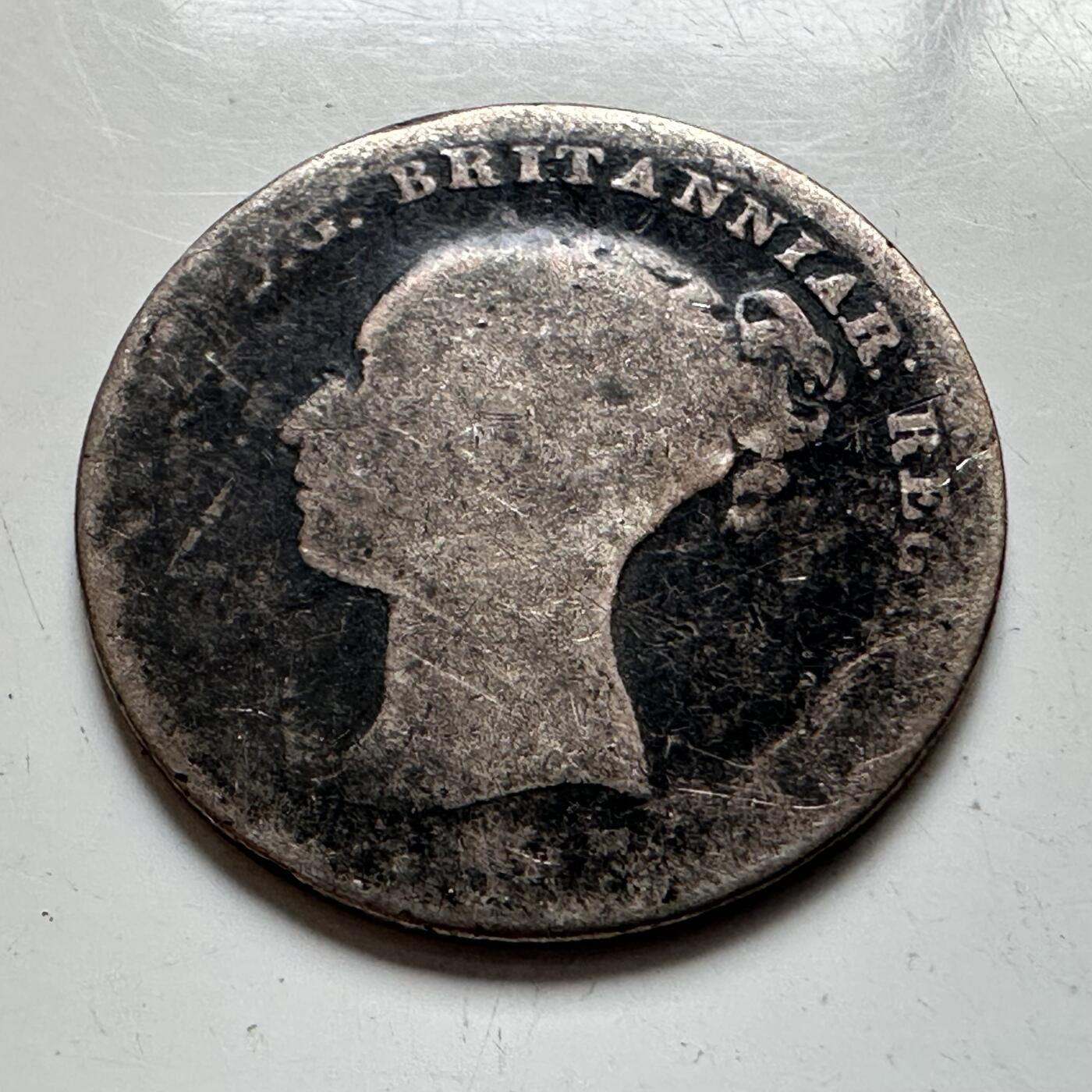 🌹外币初藏🌹🐯2026年第4场  每周二四六晚8️⃣点 接代拍 英国1854年四便士银币