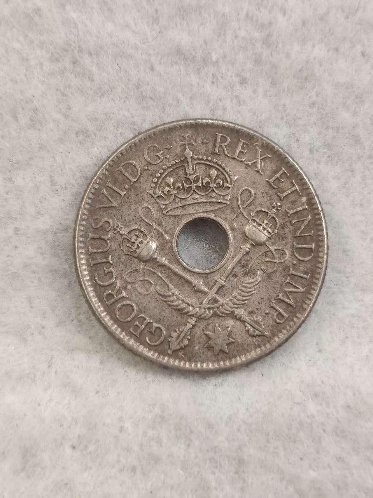 G&W世界散币，银币处理专场（第42场） 英属新几内亚1938年1先令  银币