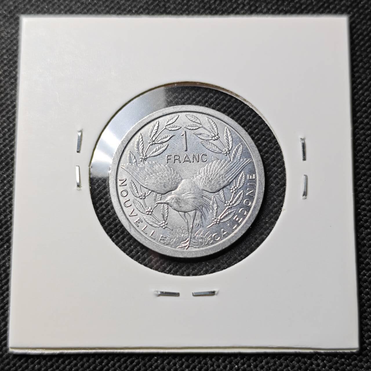 KK钱币收藏小铺  第387期  2月预留时间 周末发货  1981法属新喀里多尼亚1法郎