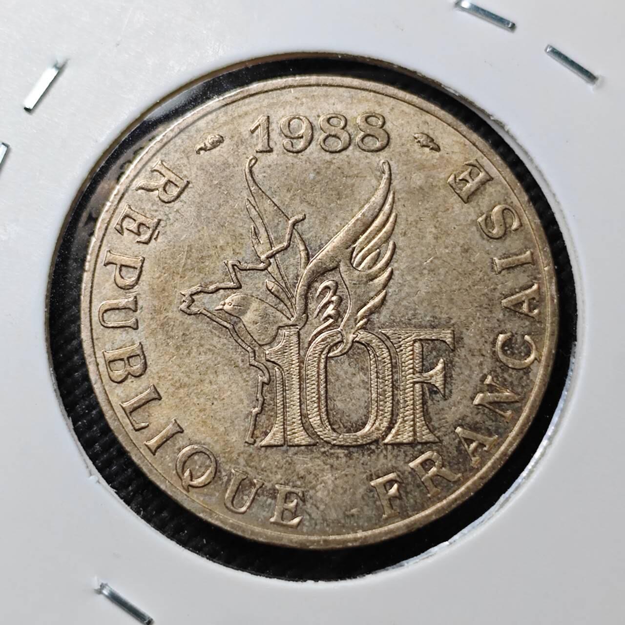 KK钱币收藏小铺  第387期  2月预留时间 周末发货  法国10法郎纪念币