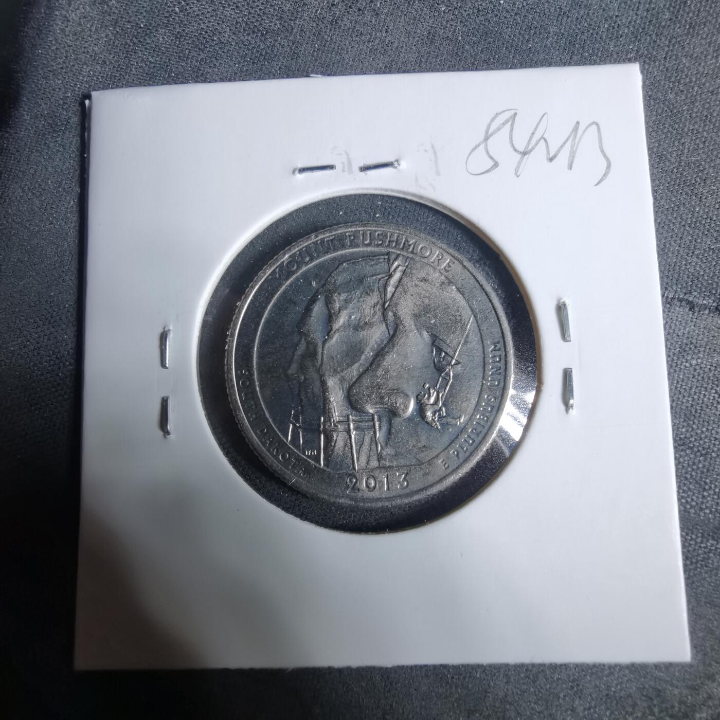 沼泽如烟--第954场 美国2013年25分纪念币