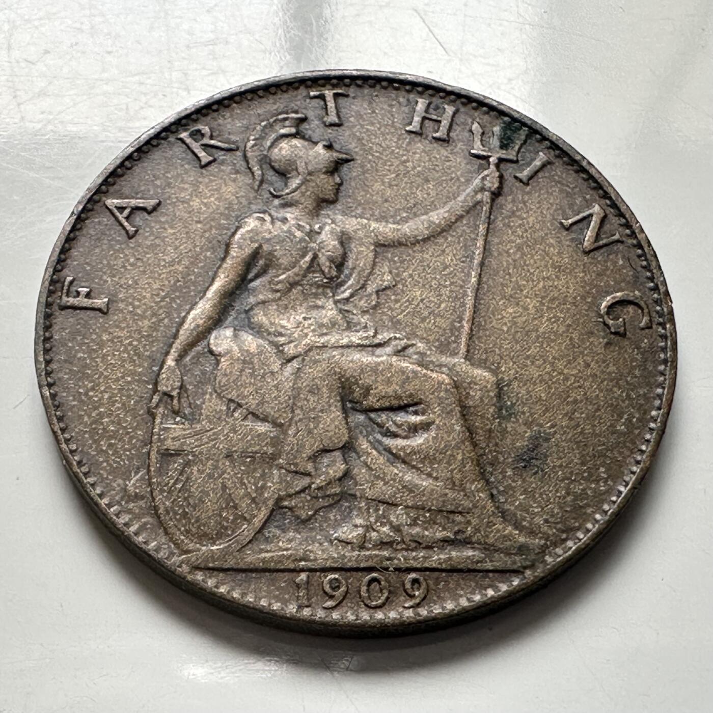 🌹外币初藏🌹🐯2026年第4场  每周二四六晚8️⃣点 接代拍 英国1909年一法新 a