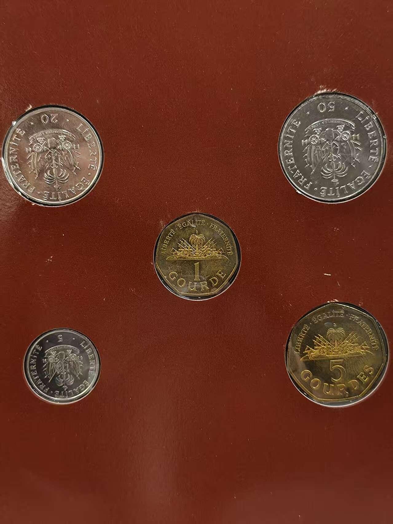 G&W世界散币，银币处理专场（第42场） 富兰克林-海地5枚套