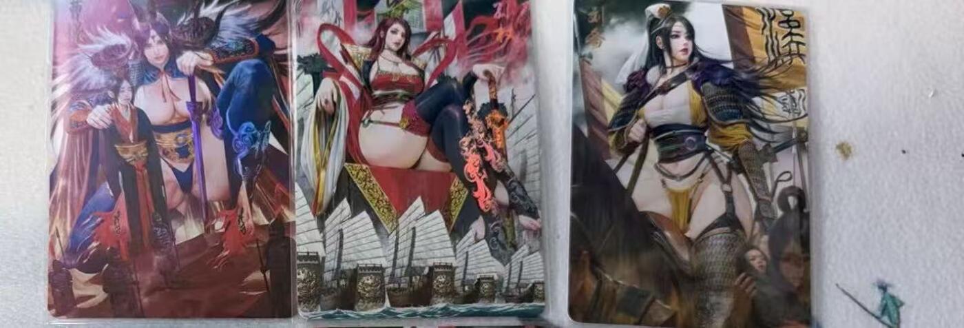 秋萤阁第40期 (1月7号周三晚上20点截拍，欢迎竞拍)  焱卡燎原三国第三弹龙骧虎跃 黑暗王朝 三主公 炫彩套