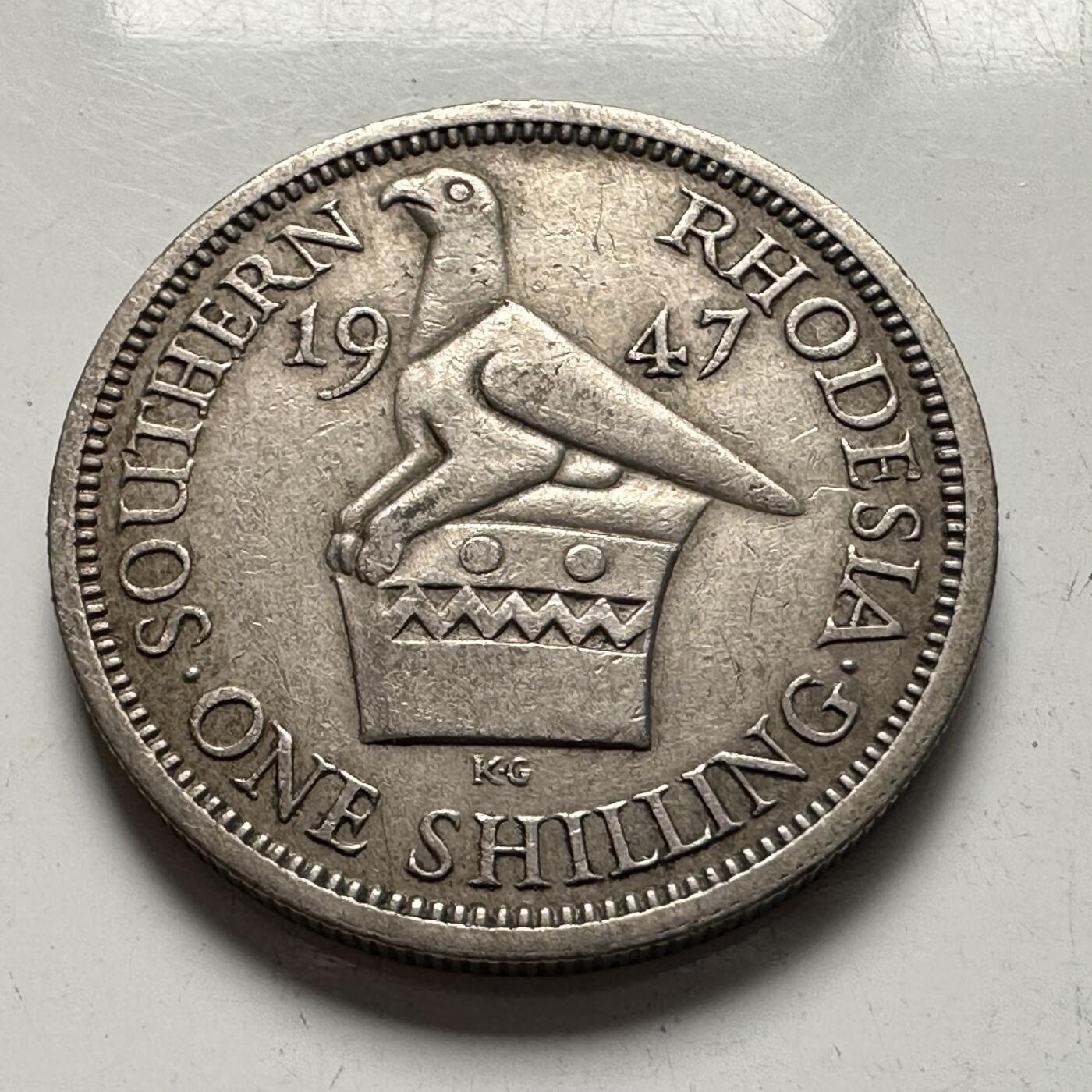 🌹外币初藏🌹🐯2026年第4场  每周二四六晚8️⃣点 接代拍 南罗得西亚1947年一先令