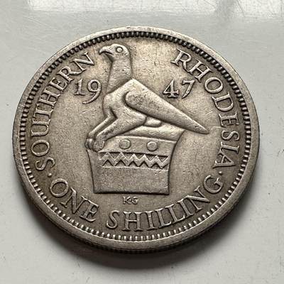 🌹外币初藏🌹🐯2026年第4场  每周二四六晚8️⃣点 接代拍 - 南罗得西亚1947年一先令