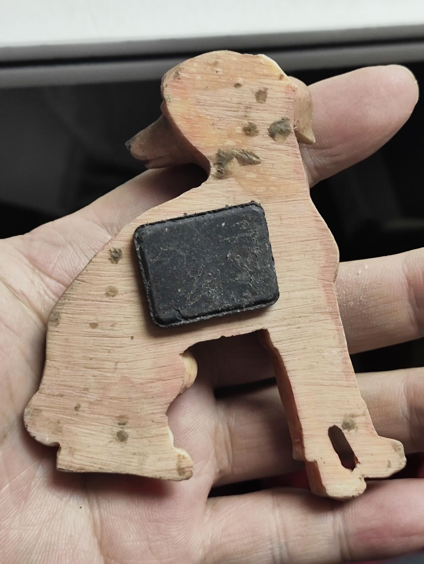 风光无限，精美冰箱贴A 意大利灵缇犬造型的创意磁性树脂冰箱贴‌