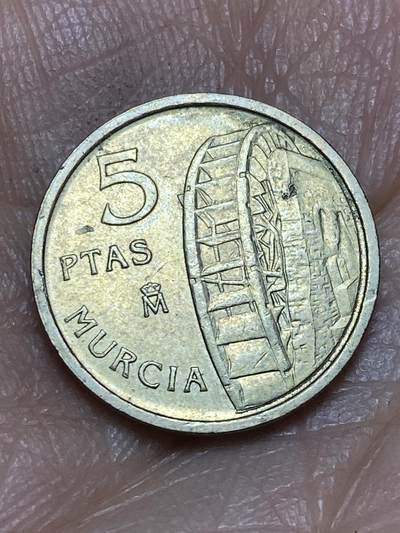 2026年第五场(总第一百七十四场）外国好品散币场(免佣金) - 西班牙🇪🇸1999年5比塞塔(穆尔西亚自治区纪念币)