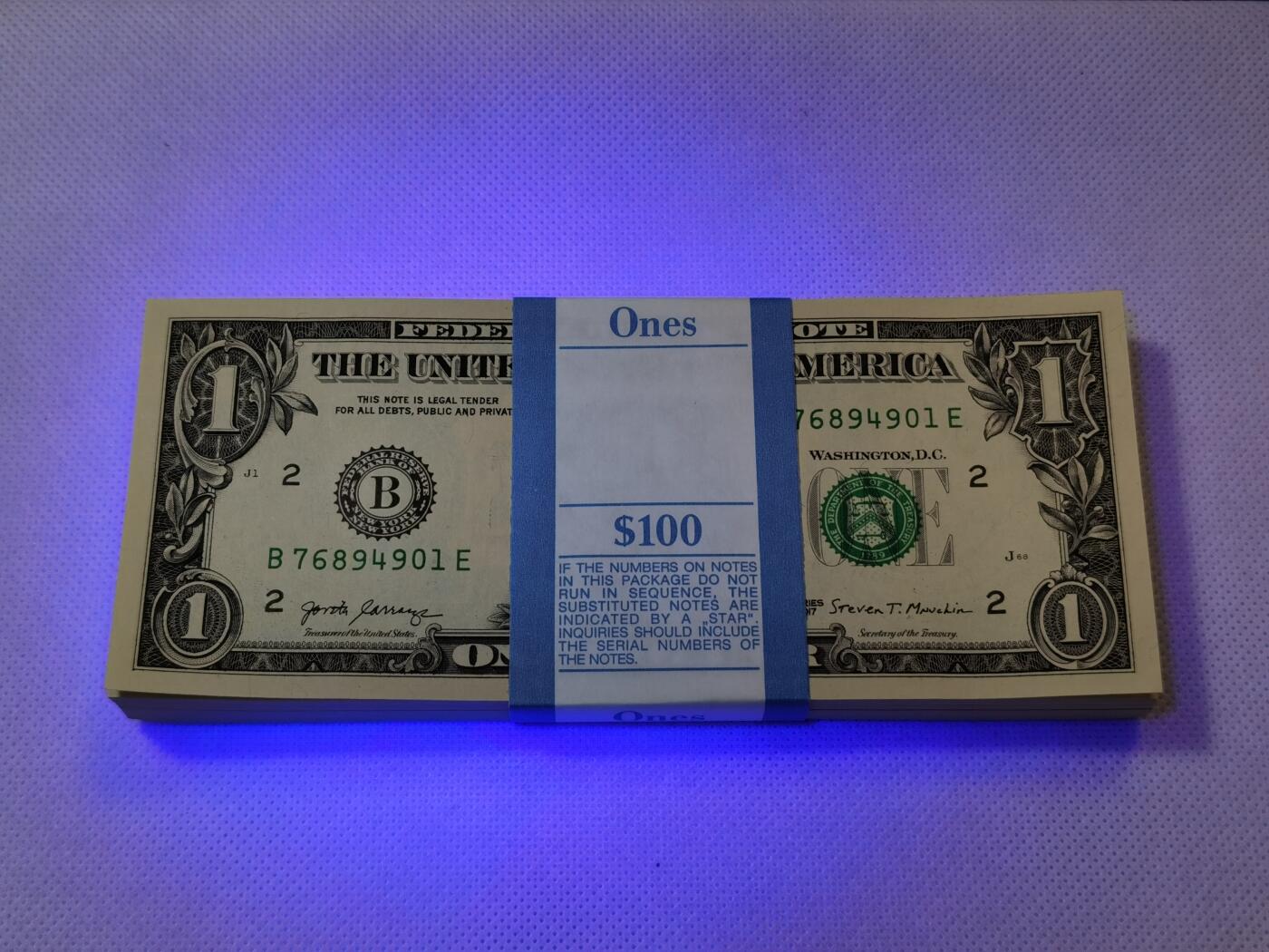 甄臻铺-世界币章拍卖（第46期）送拍享返佣金等优惠多多（1月10日精品场，敬请期待） 2017年美国1美元 全新原封整刀100张连号 尾号含999、988 保值增值 投资收藏佳品