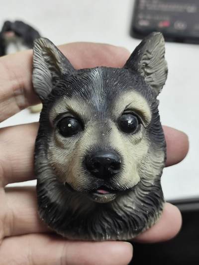 风光无限，精美冰箱贴A - 西高地犬造型的创意磁性树脂冰箱贴‌