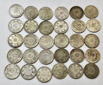 甄臻铺-世界币章拍卖（第46期）送拍享返佣金等优惠多多（1月10日精品场，敬请期待） 30枚一组双凤五十钱银币 品相极美（3）细节如图