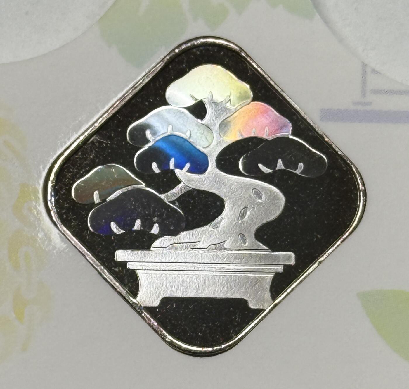 S&S Numismatic世界钱币-拍卖 第118期  日本造币局2017年 生肖鸡 炫彩纪念银章 4.3克999银 买章送原装壳子