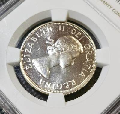 甄臻铺-世界币章拍卖（第46期）送拍享返佣金等优惠多多（1月10日精品场，敬请期待） NGC-PL66 1963年加拿大50分银币