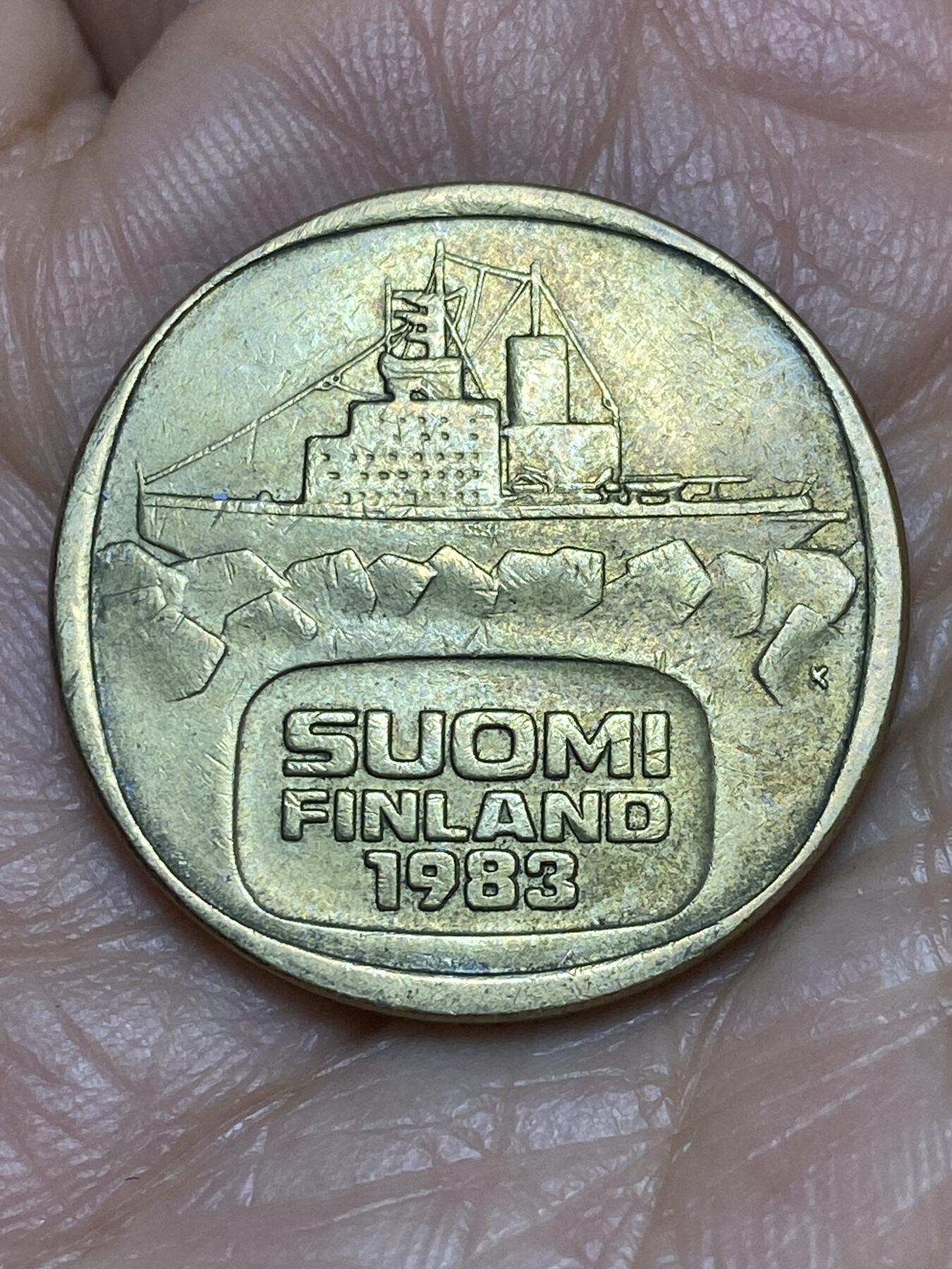 2026年第五场(总第一百七十四场）外国好品散币场(免佣金) 芬兰🇫🇮1983年5马克(K标)