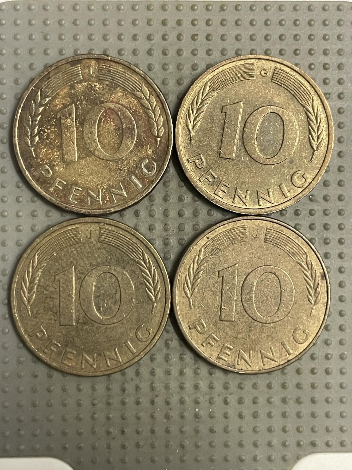 2026年第5场各国散币拍卖（总第155场） 德国10芬尼4枚