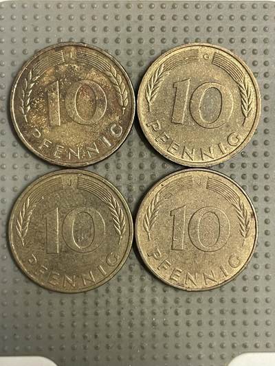 2026年第5场各国散币拍卖（总第155场） - 德国10芬尼4枚