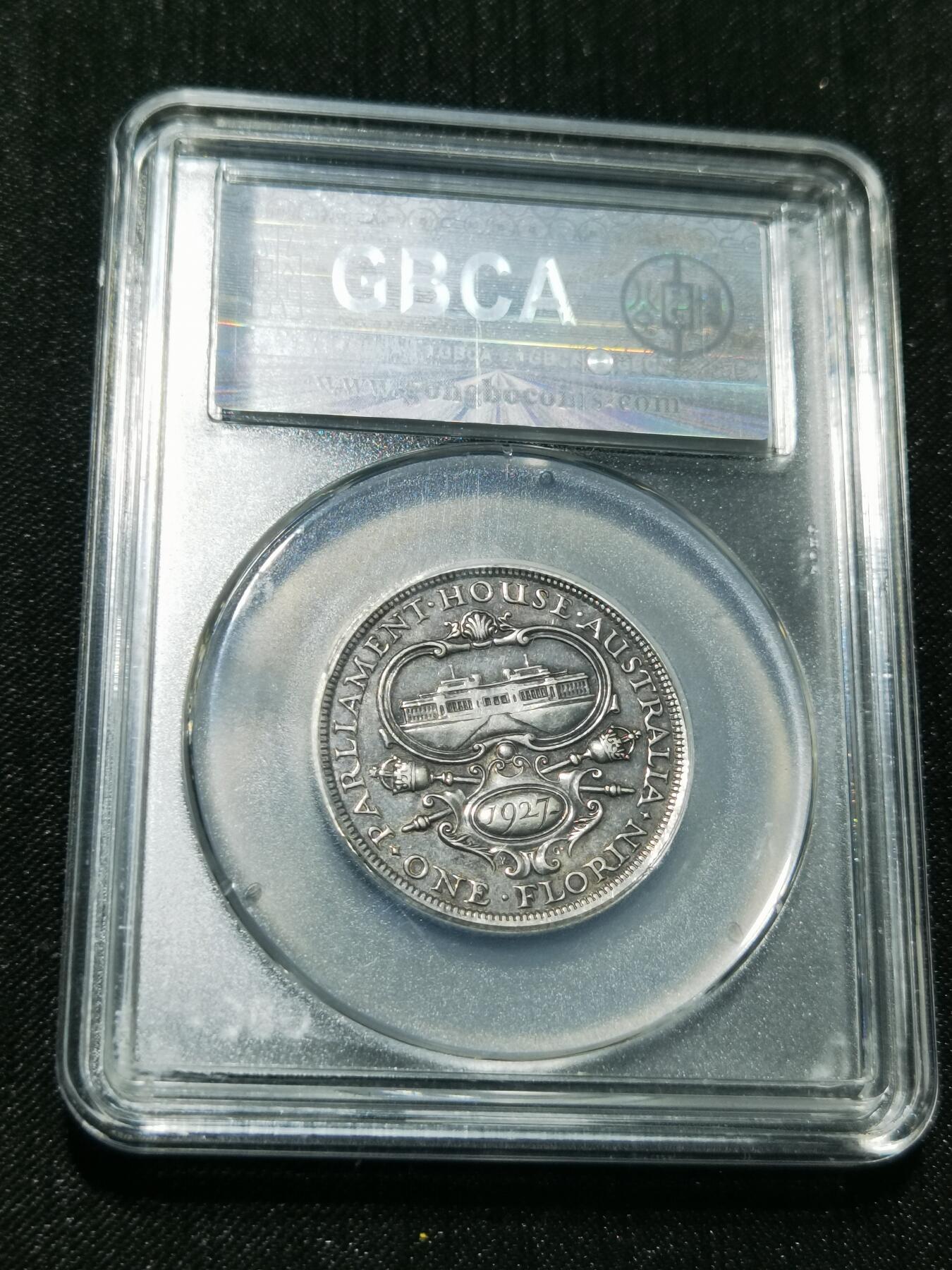 天下钱庄专场欢迎参拍 澳大利亚国会建成1弗罗林银币