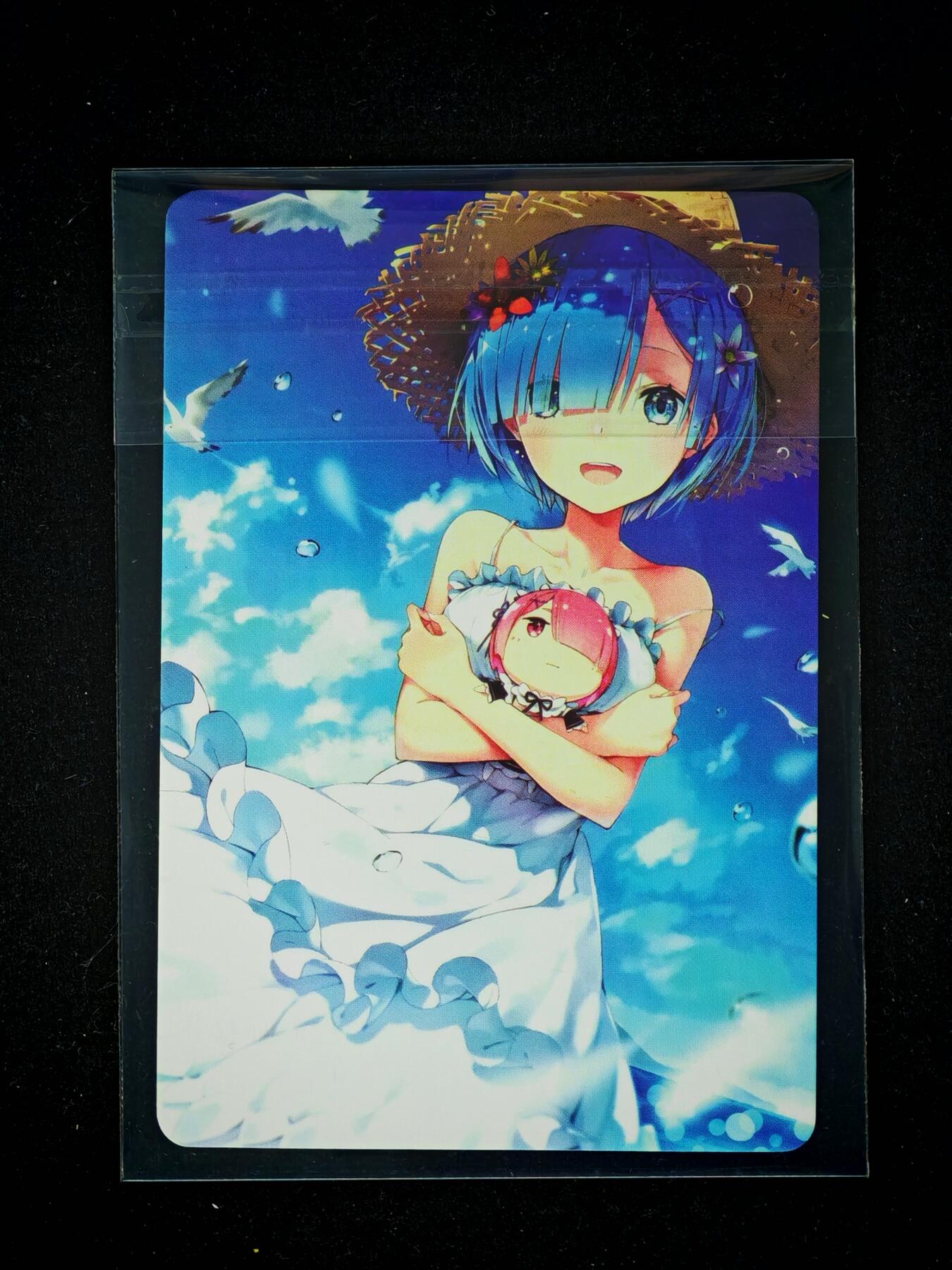 琦卡当当铺～第28期★★各种小漏~支持寄存★★~【9点40结束】扫码加群抽[包邮券]~ 卡通-少女蕾姆-彩闪-1张