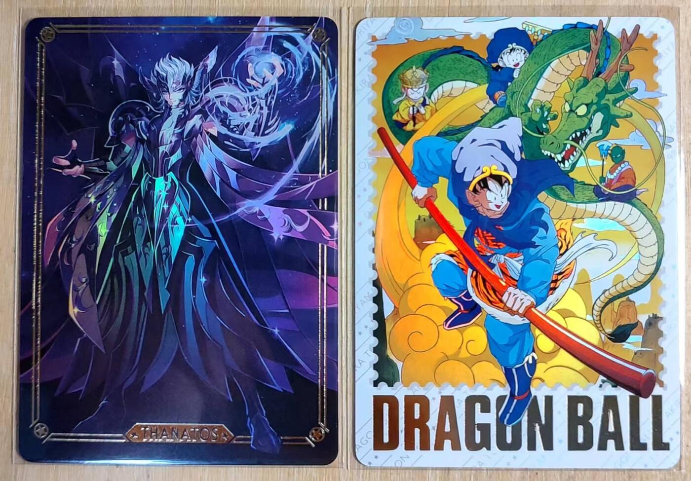 满200包邮！龙虎卡牌-七一场（满200元包邮，无佣金，每周六结拍，欢迎送拍） 彩闪2张 京珞赠卡 圣斗士&龙珠