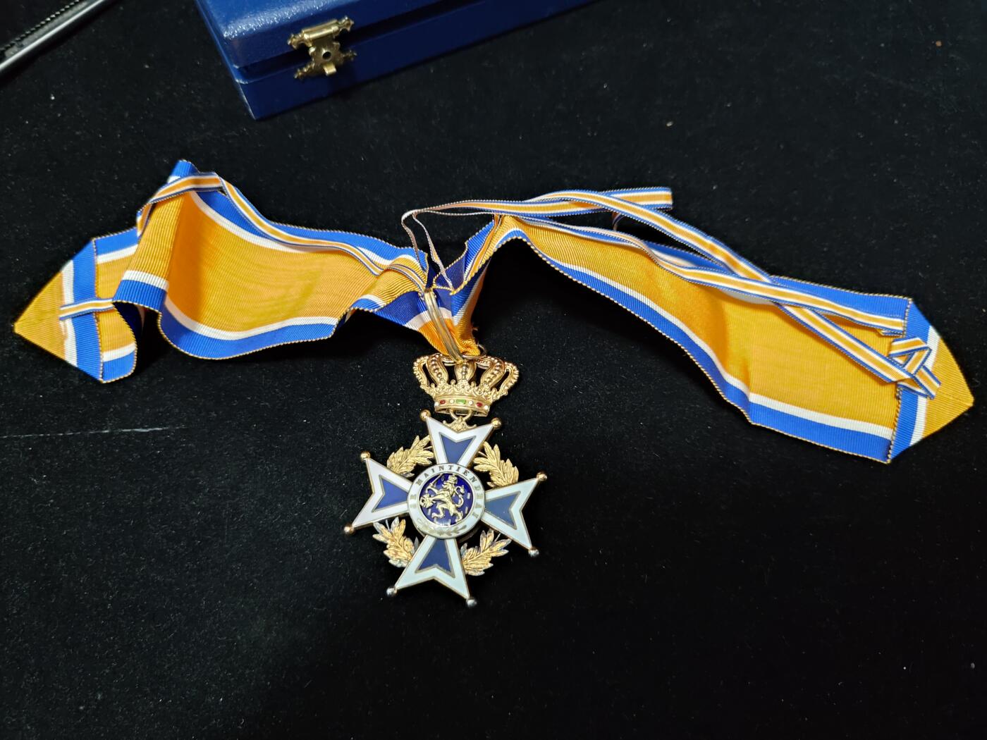 0元起拍勋章 第324期 咸鱼国勋章拍卖专场 1月11日（周日）下午6：00开始 纯银珐琅 大军官级荷兰奥兰治拿骚勋章