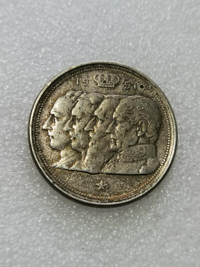 天下钱庄专场欢迎参拍 - 比利时100法郎银币