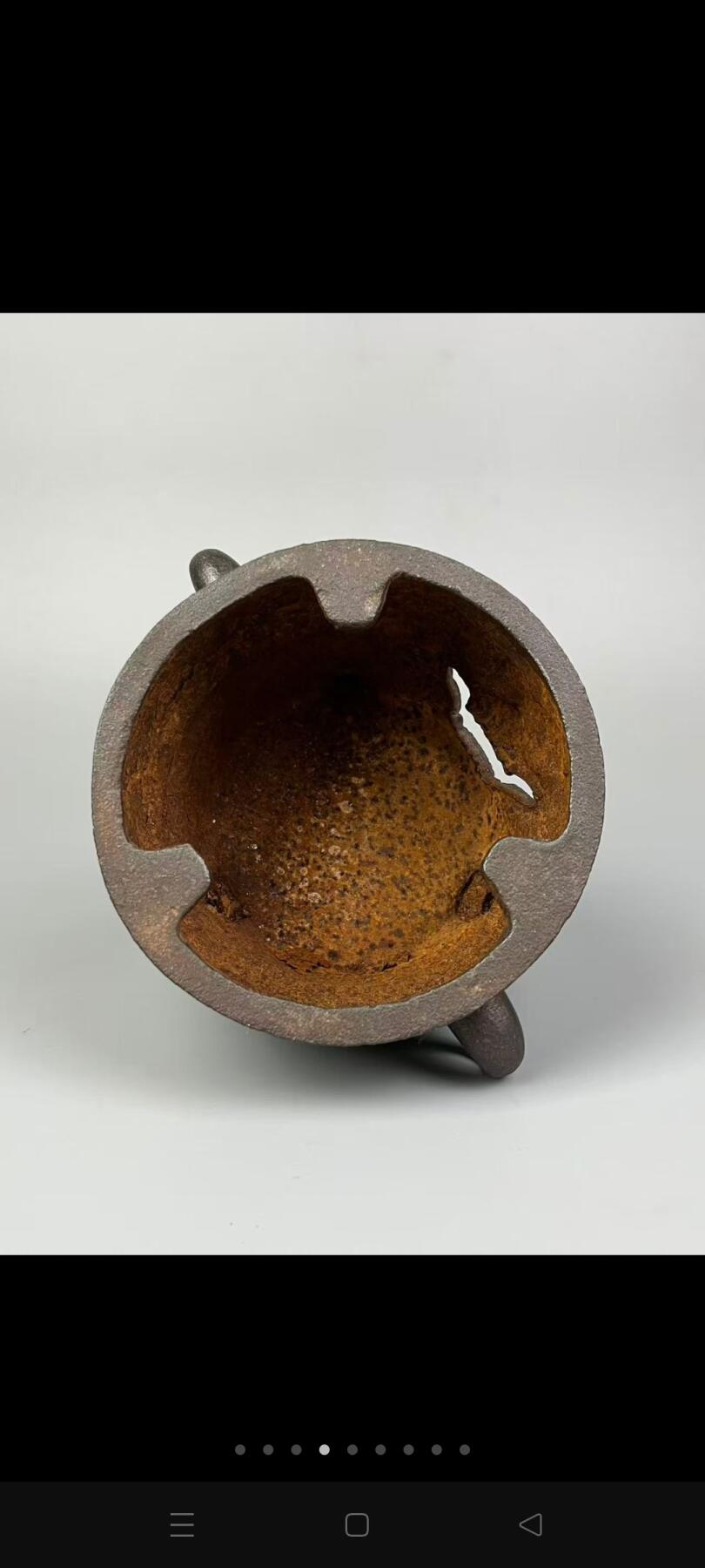 旧藏【京剧脸谱铜壶+铸铁炉】整套，全品完整，实拍如图！