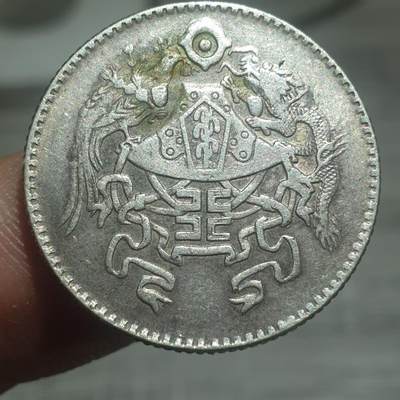 烟海杂币第14场 - 龙凤二角真银假币