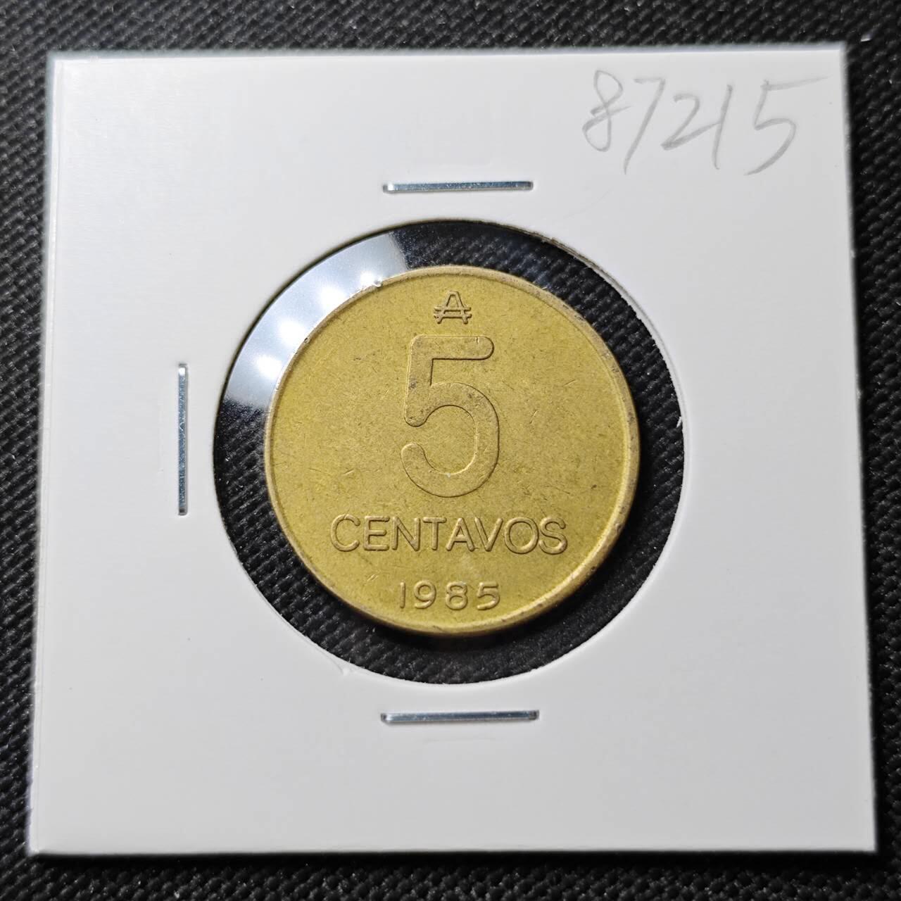 KK钱币收藏小铺  第387期  2月预留时间 周末发货  阿根廷5分 猫