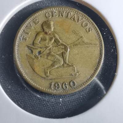 沼泽如烟--第956场 - 菲律宾1960年五分