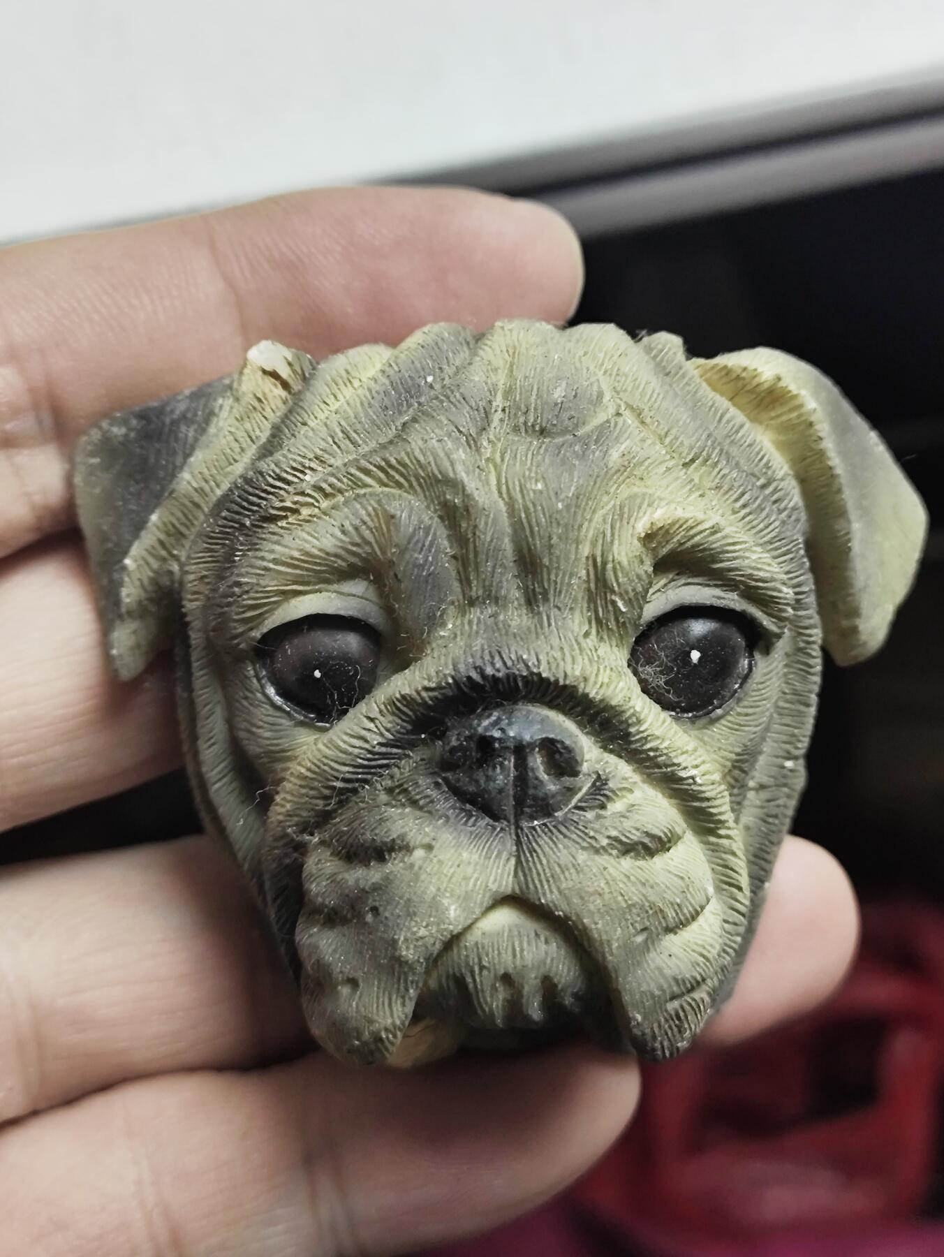 风光无限，精美冰箱贴A 巴哥犬（八哥犬）造型的创意磁性树脂冰箱贴‌