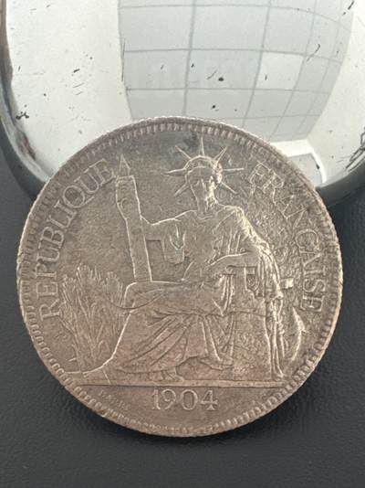 ❤️【币观天下】❤️ 第338期钱币拍卖- 2026.1.9周五晚上6点半场-长期征集拍品 - 坐洋1904年27克900银