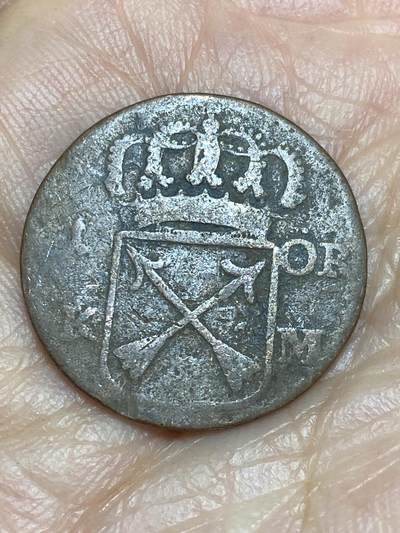 2026年第五场(总第一百七十四场）外国好品散币场(免佣金) - 少见古币–瑞典1721年1欧尔(弗雷德里克1世时期，F R S字头，K. M.版 )