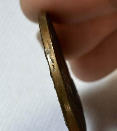 甄臻铺-世界币章拍卖（第46期）送拍享返佣金等优惠多多（1月10日精品场，敬请期待） 法国花环玛丽安娜农业奖章 40mm 29.25g，细节见图