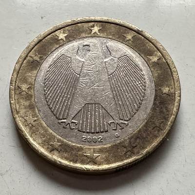 🌹外币初藏🌹🐯2026年第5场  每周二四六晚8️⃣点 接代拍 - 德国2002年1欧元