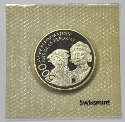 S&S Numismatic世界钱币-拍卖 第118期  - 瑞士2017年 改革500年 20法郎纪念银币 20克835银