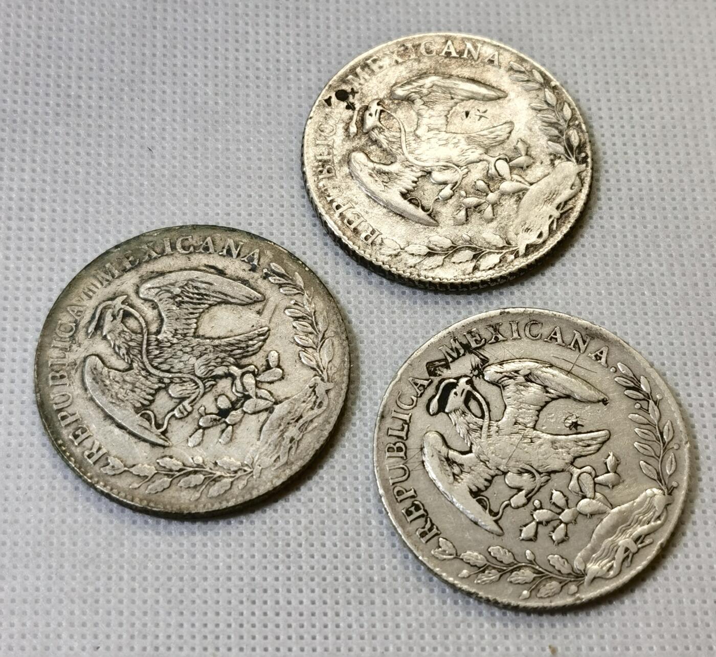 甄臻铺-世界币章拍卖（第46期）送拍享返佣金等优惠多多（1月10日精品场，敬请期待） 带戳鹰洋，细节见图